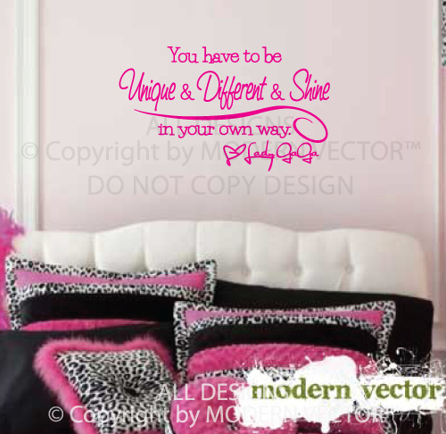 quotes on unique. Vinyl Wall Quote